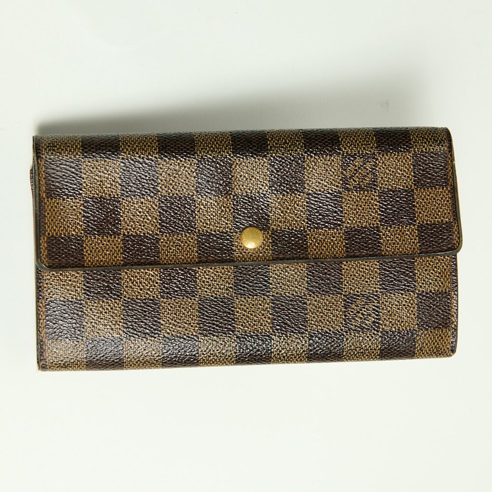Louis Vuitton Damier Ebene Sarah Wallet